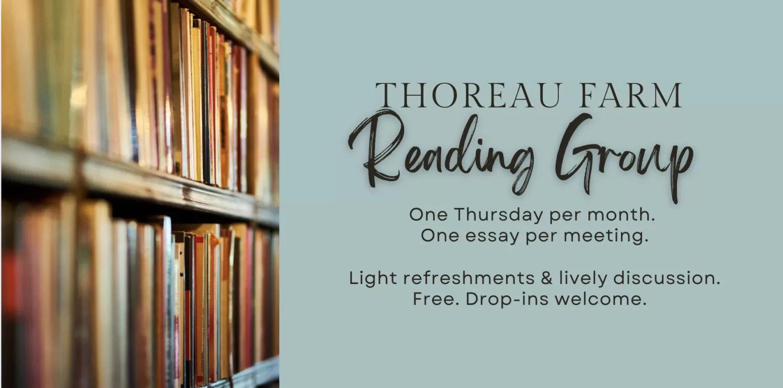 Thoreau Farm Reading Group