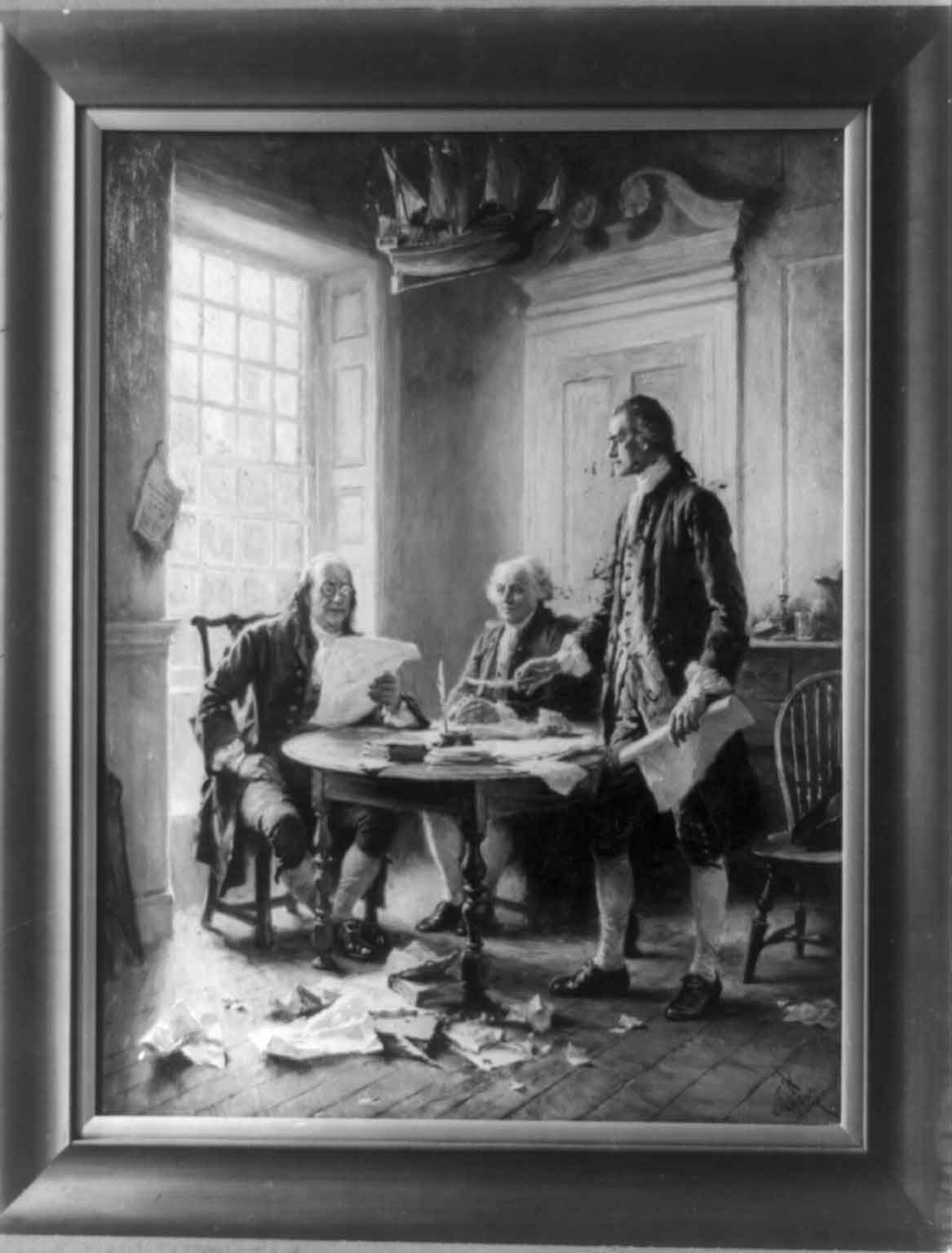 Benjamin_Franklin_reading_draft_of_Declaration_of_Independence,_John_Adams_seated,_and_Thomas_Jefferson_standing_and_holding_feather_pen_and_paper,_around_table_LCCN89707223.jpg