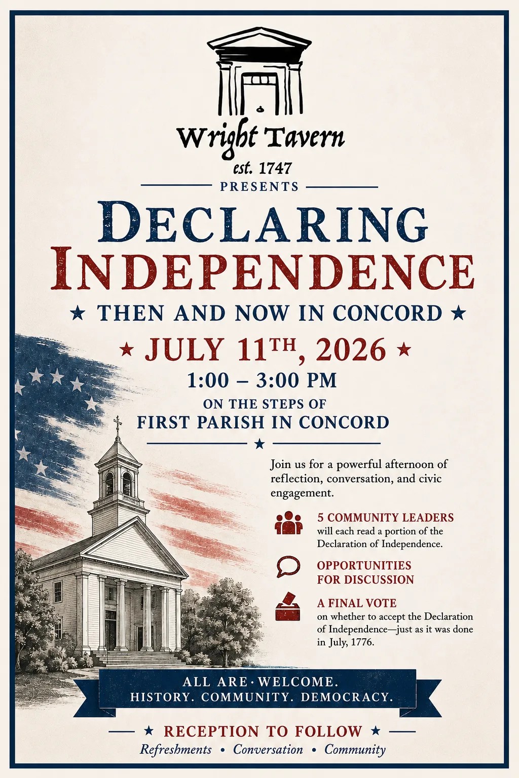 Declaring Independence:  Then and Now in Concord