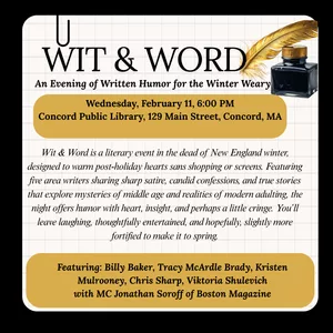 Wit & Word: An Evening of Written Humor for the Winter Weary